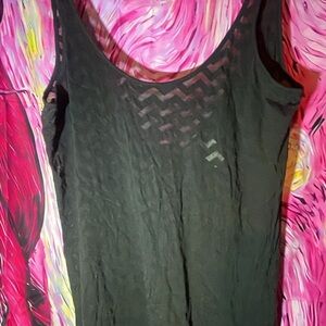 PINK Victoria's Secret Black Tank Top Swim Coverup